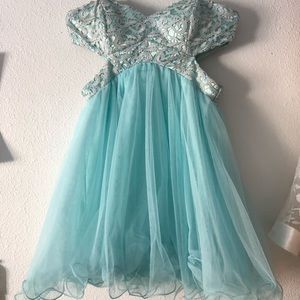 Baby blue homecoming dress